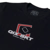 CAMISETA QIX SKT RED LOGO PRETA