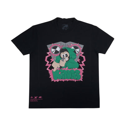 Camiseta Kings Graphics Sound Oversized Preta