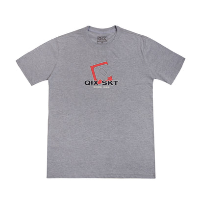 CAMISETA QIX SKT RED LOGO MESCLA