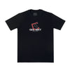 CAMISETA QIX SKT RED LOGO PRETA