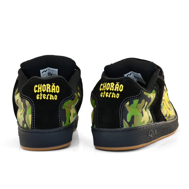 Tênis Qix Chorão Lado B - Preto Camuflado