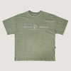 CAMISETA QIX BOX INTERNACIONAL SKATEBOARDS OLIVA ESTONADO