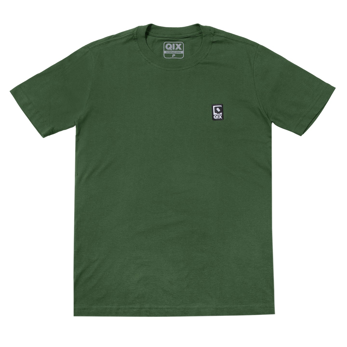 CAMISETA QIX SIMPLE LOGO VERDE