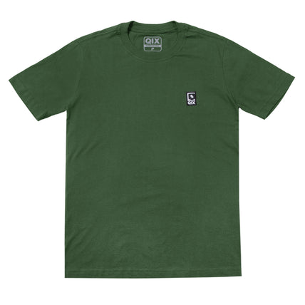 CAMISETA QIX SIMPLE LOGO VERDE