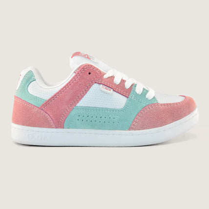 Tênis Qix AM Skate confort Verde e Rosa