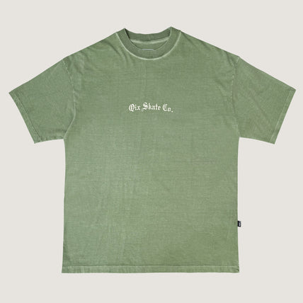 CAMISETA QIX OVERSIZED SÃO JORGE OLIVA ESTONADO