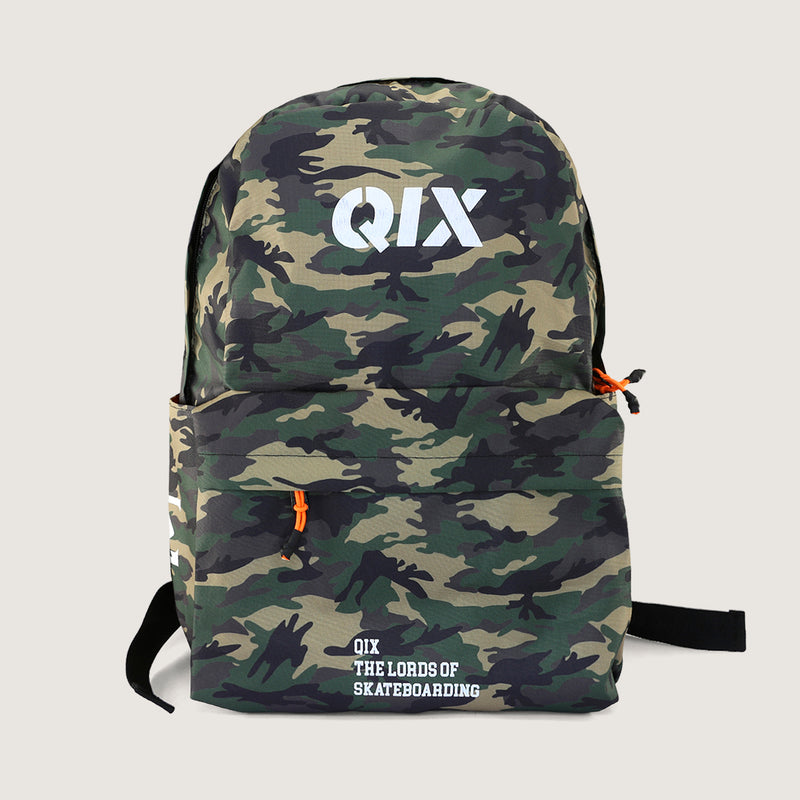 Mochila QIX The Lords of Skateboarding Camuflada