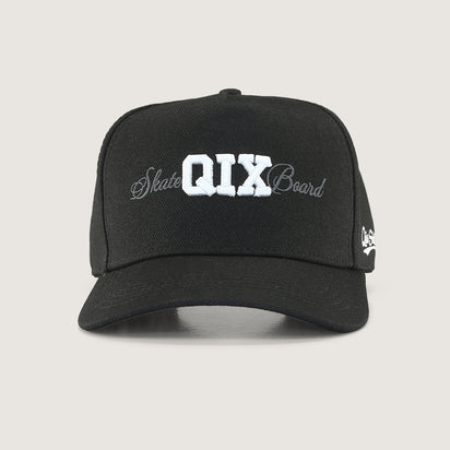 Boné QIX Snapback Skateboards Preto