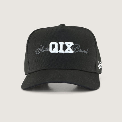 Boné QIX Snapback Skateboards Preto