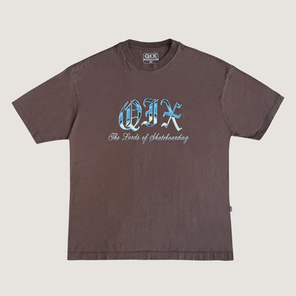 CAMISETA QIX OVERSIZED THE LORDS SKATE MARROM