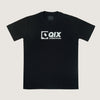 CAMISETA QIX INTERNATIONAL CASUAL T-SHIRT PRETA
