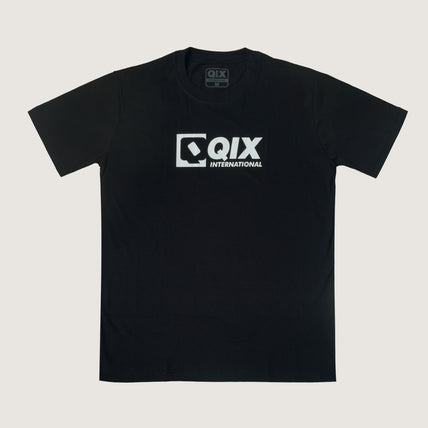 CAMISETA QIX INTERNATIONAL CASUAL T-SHIRT PRETA