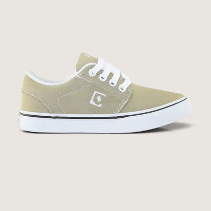 Tênis Infantil Qix Combat 3 Caqui e Branco