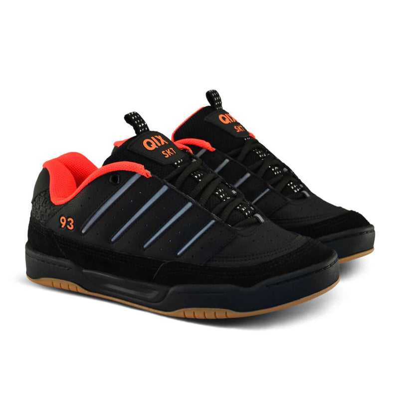 Tênis QIX Golden - Preto e Laranja