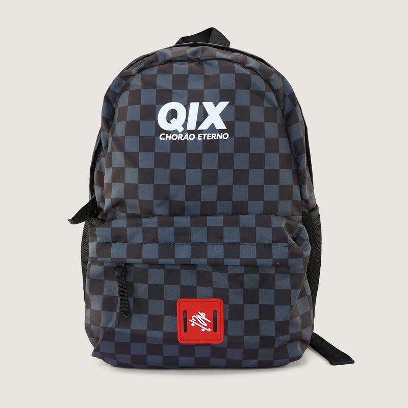 Mochila QIX Chorão Eterno Preta e Cinza