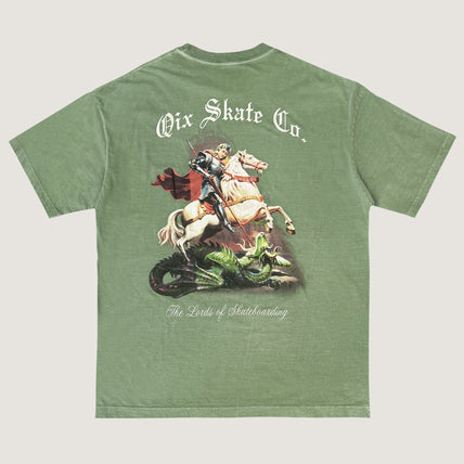CAMISETA QIX OVERSIZED SÃO JORGE OLIVA ESTONADO