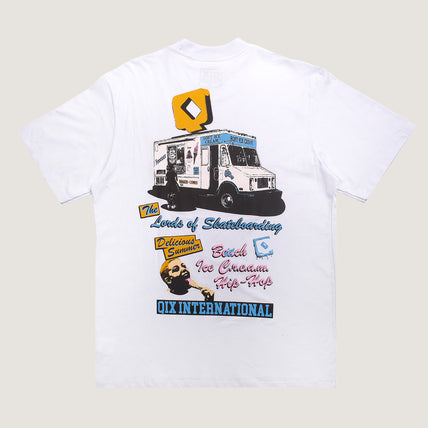 CAMISETA QIX STREET QIX CREAM BRANCA