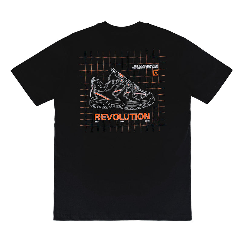CAMISETA QIX REVOLUTION PRETA