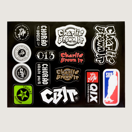 QIX CARTELA COMPLETA ADESIVOS CHORÃO