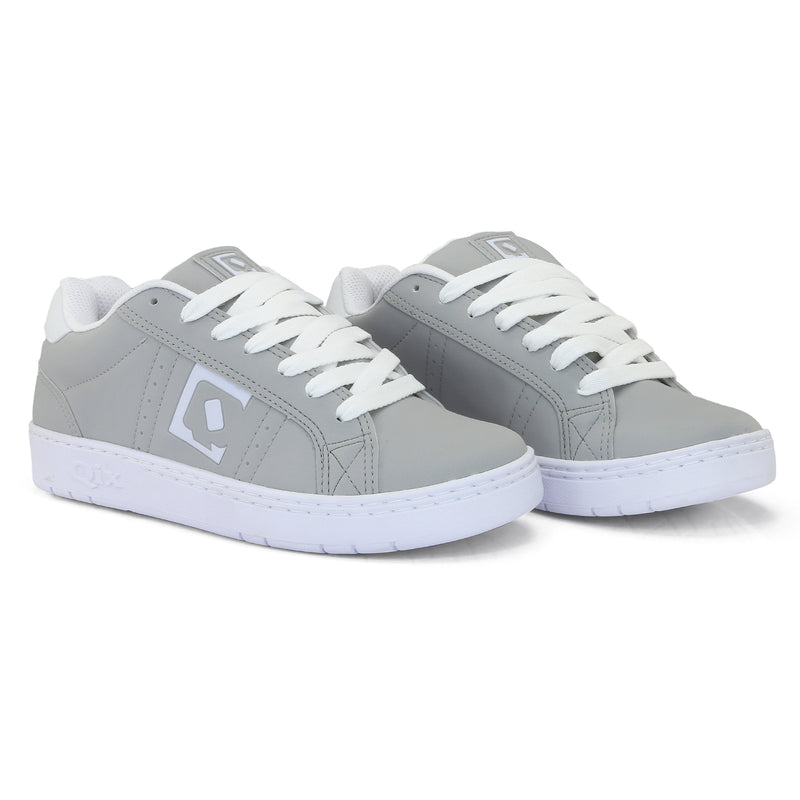 Tênis Qix Combat Slim Cinza e Branco