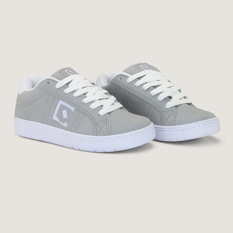 Tênis Qix Combat Slim Cinza e Branco