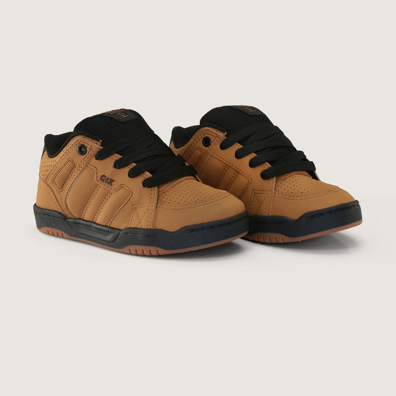 Tênis Infantil Qix Square Caramelo e Preto