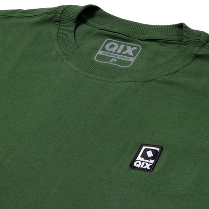 CAMISETA QIX SIMPLE LOGO VERDE