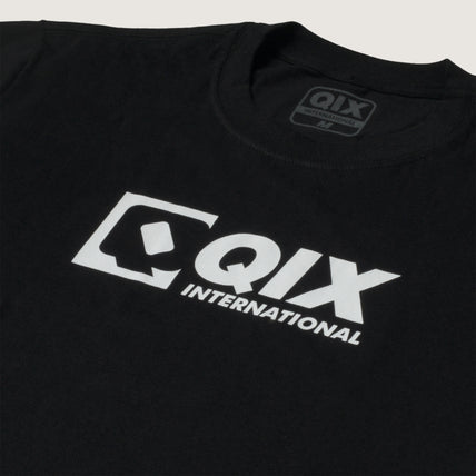 CAMISETA QIX INTERNATIONAL CASUAL T-SHIRT PRETA
