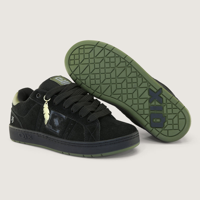 Tênis Qix Combat Massaki Preto e Verde
