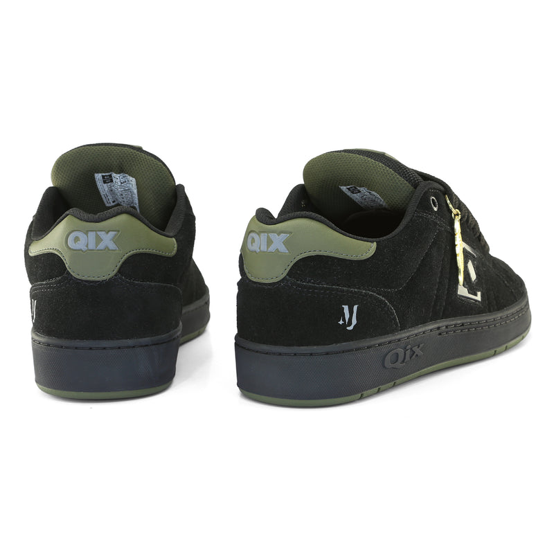 Tênis Qix Combat Massaki Preto e Verde