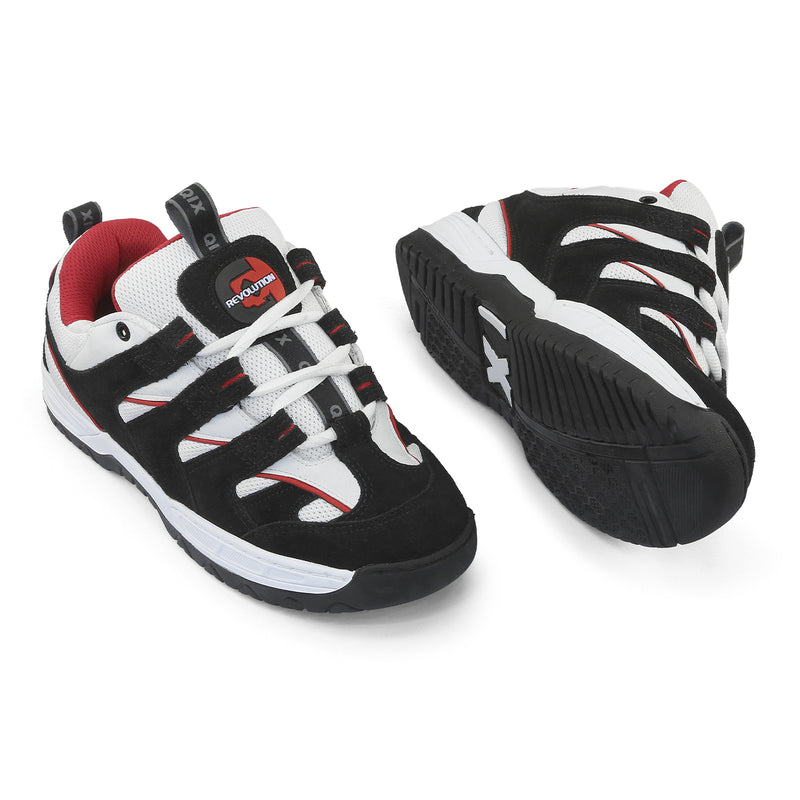 Tênis QIX Revo 26 Preto, Branco e Vermelho
