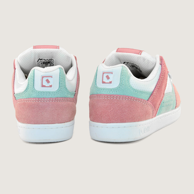Tênis Qix AM Skate confort Verde e Rosa