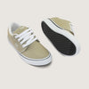 Tênis Infantil Qix Combat 3 Caqui e Branco