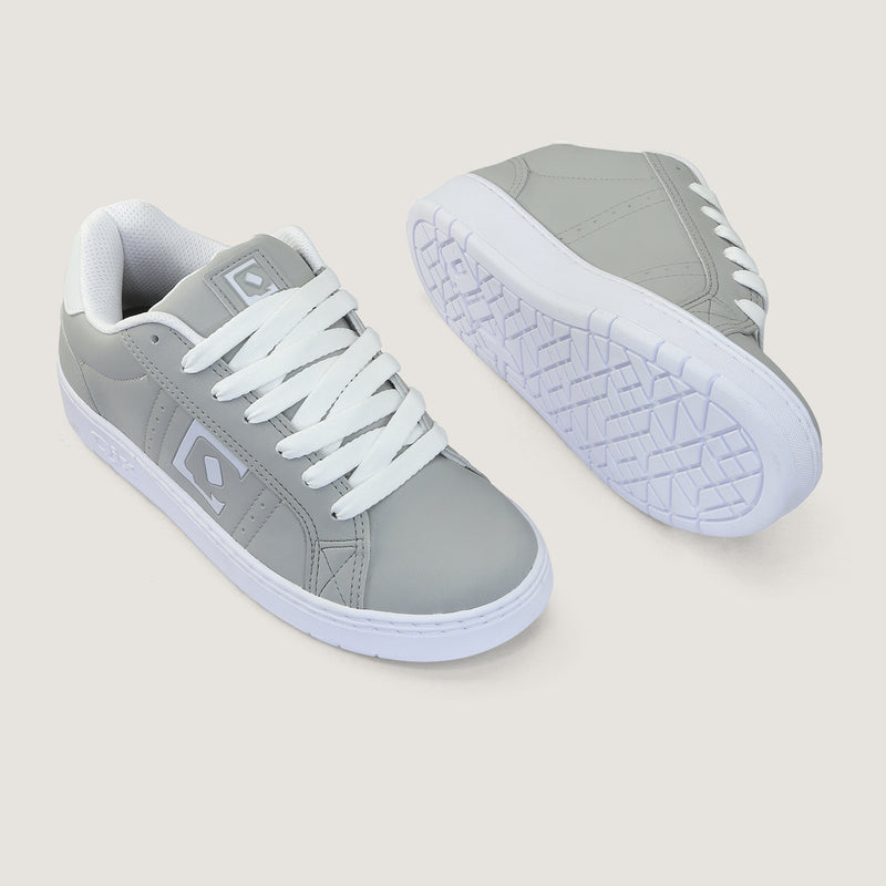 Tênis Qix Combat Slim Cinza e Branco