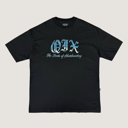 CAMISETA QIX OVERSIZED THE LORDS SKATE PRETA