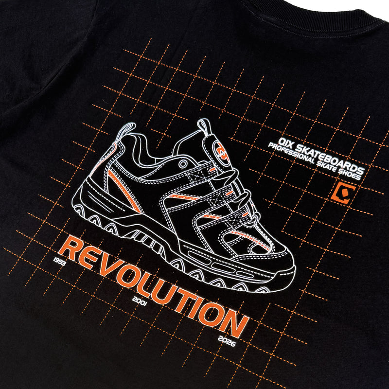 CAMISETA QIX REVOLUTION PRETA