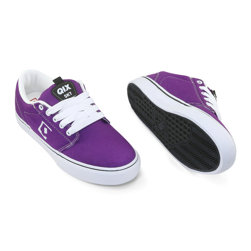 Tênis QIX Combat 3 Vulcan 07 Roxo e Branco