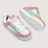 Tênis Qix AM Skate confort Verde e Rosa