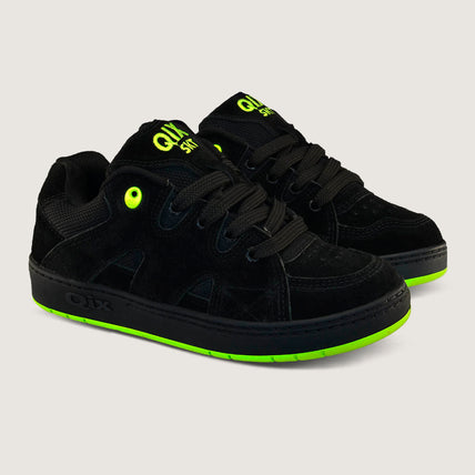 Tênis QIX Plaza 2 Preto e Verde Limão