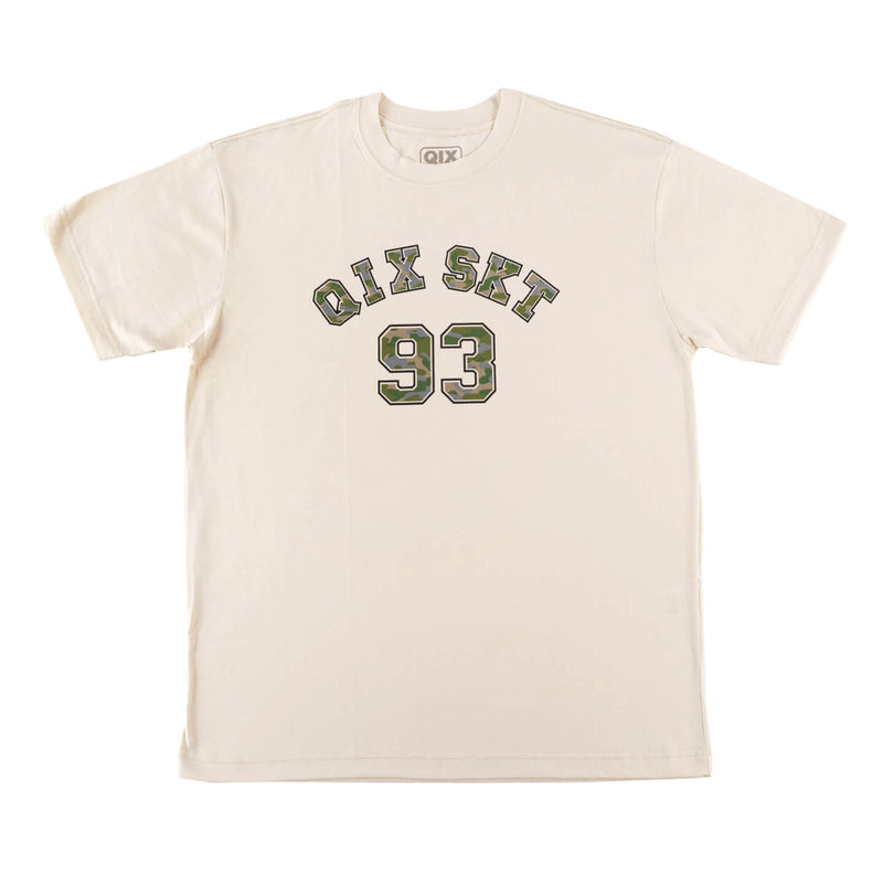 CAMISETA QIX SKT 93 CAMOUFLAGED LOGO OFF WHITE