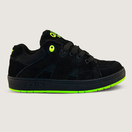 Tênis QIX Plaza 2 Preto e Verde Limão