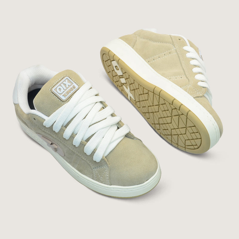 Tênis Qix and Kings Combat Suede Heart Pack Branco
