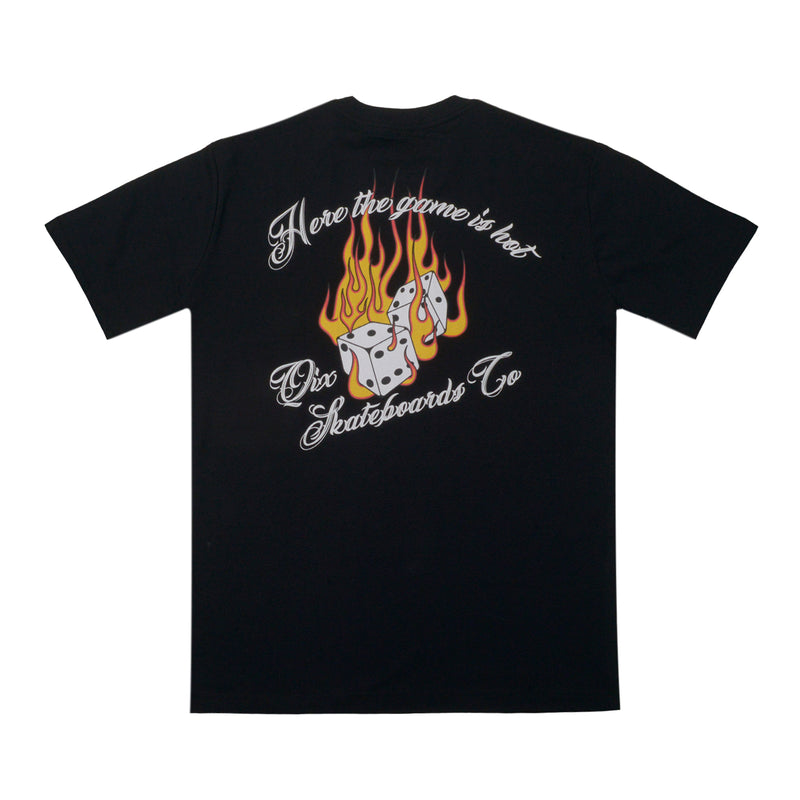 CAMISETA QIX SKATEBOARDS COMPANY PRETA