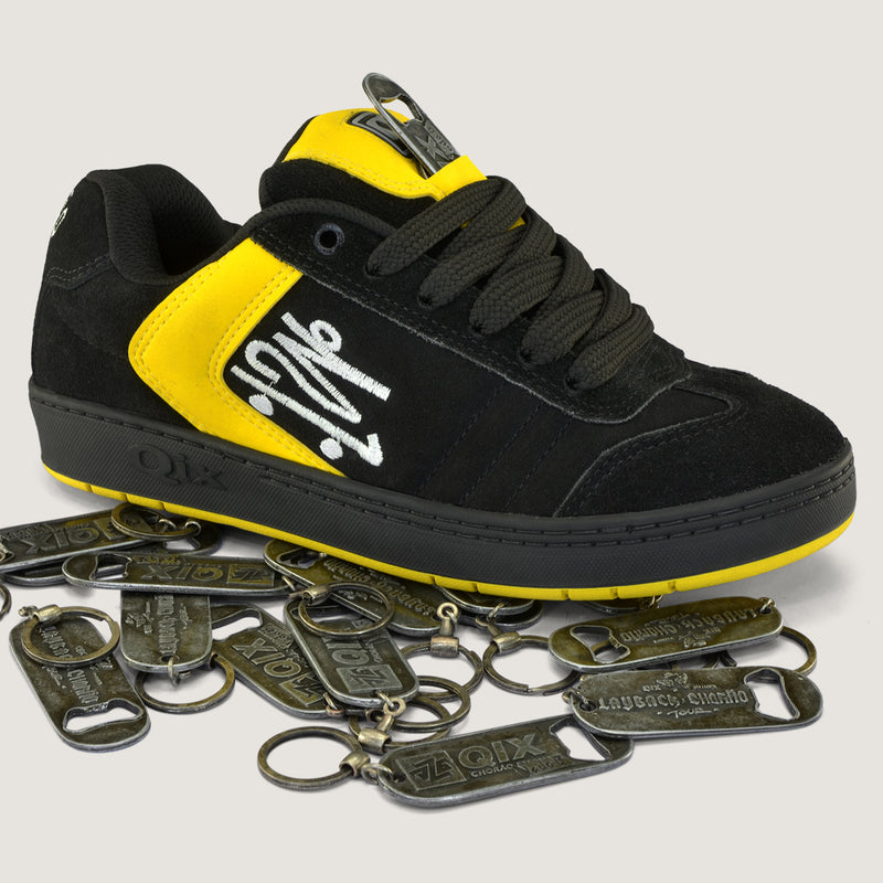 Tênis Qix Chorão Lado B by DZ6 - Preto e Amarelo