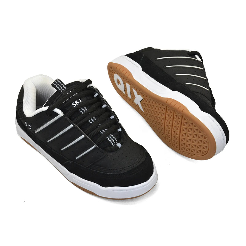 Tênis Qix Golden Preto e Branco Natural