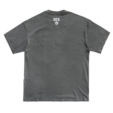 CAMISETA QIX OVERSIZED SKATEBOARDS PRETO ESTONADO
