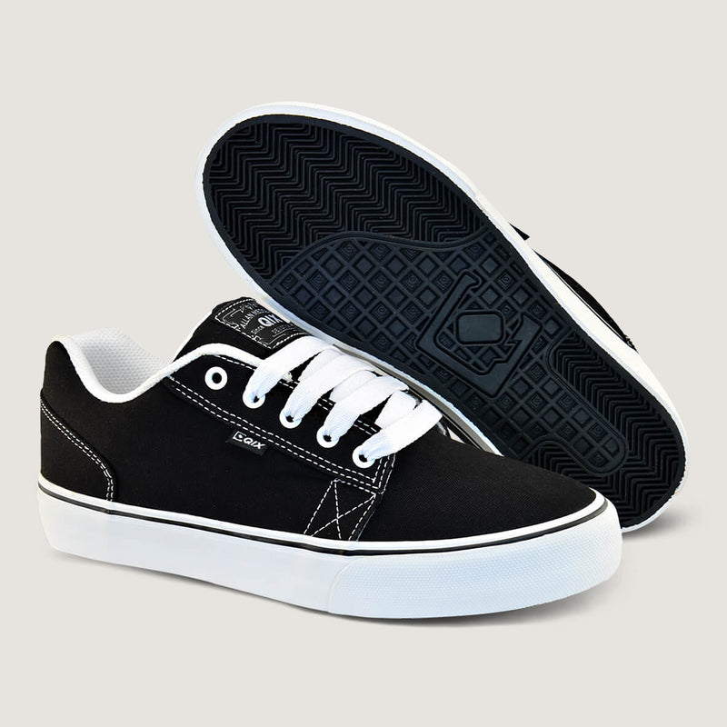 Tênis QIX Allan Mesquita Vulcan 07 - Preto e Branco