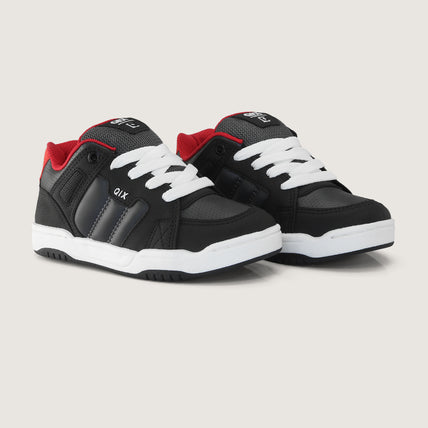 Tênis Infantil Qix Square Preto, Chumbo e Vermelho