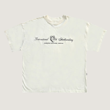 CAMISETA QIX BOX INTERNACIONAL SKATEBOARDS OFF WHITE