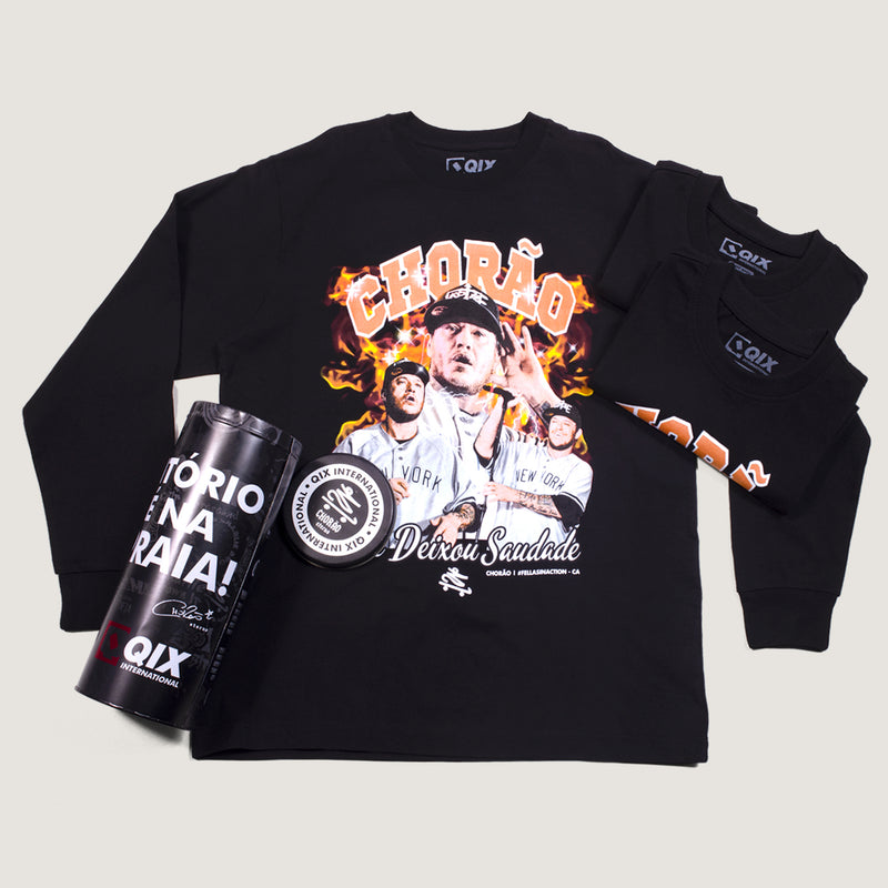 CAMISETA NA LATA CHORÃO ETERNO MANGA LONGA
